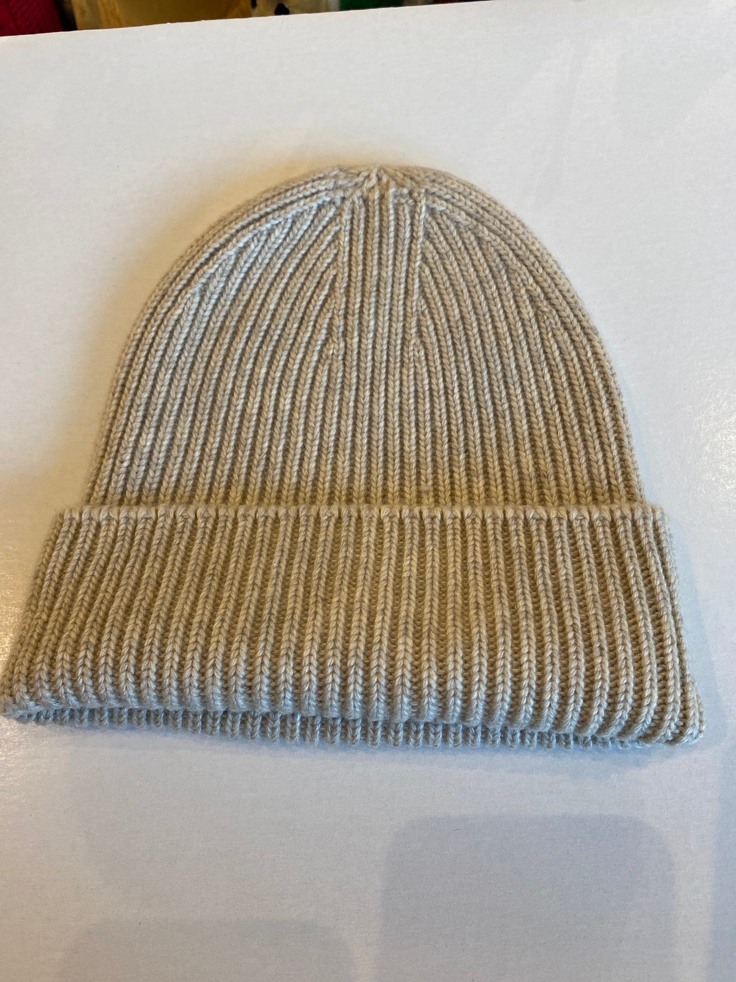 Cashmere Fold Over Beanie