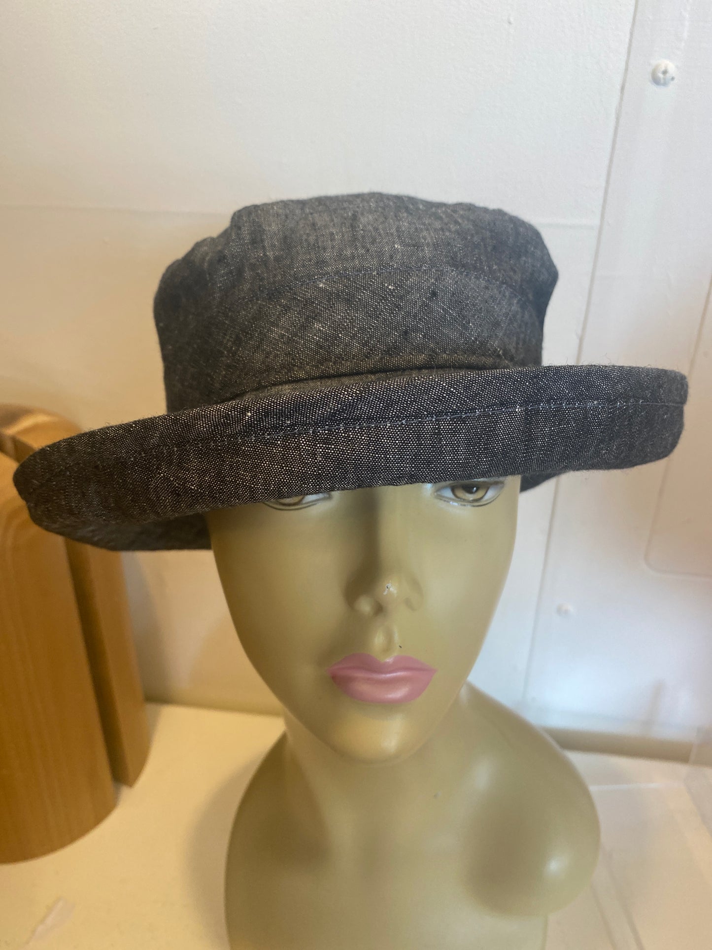 Linen Chambray Bowler