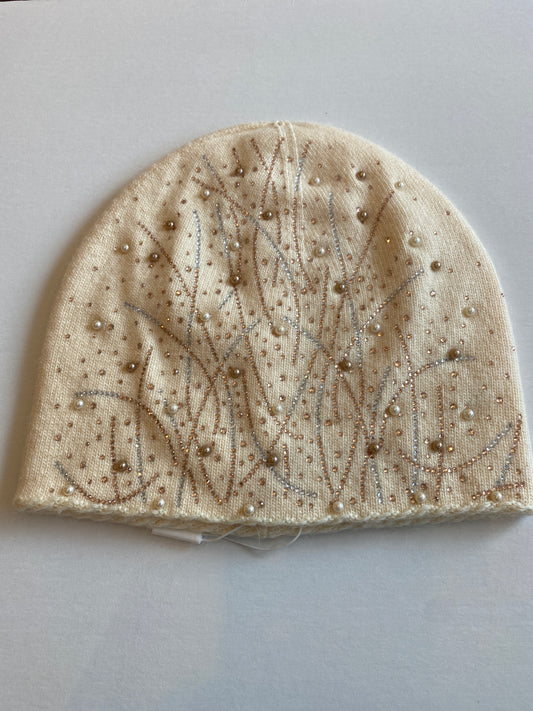 Sparkling Beads & Jewels Beanie