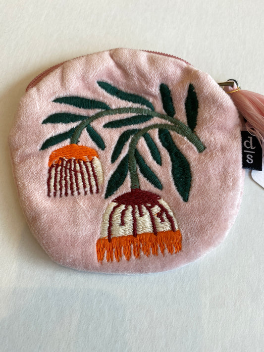 Coin Purse Embroidered