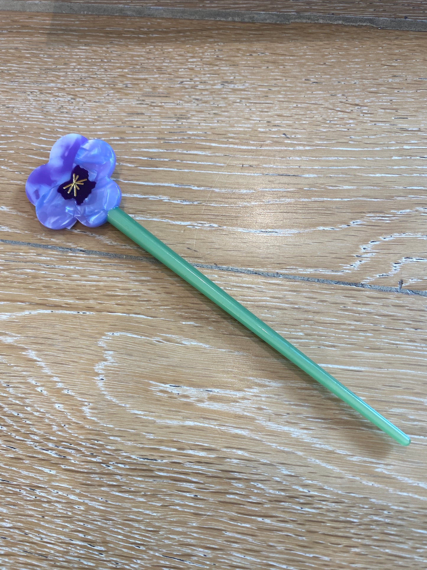 Pansy Hair Sticks
