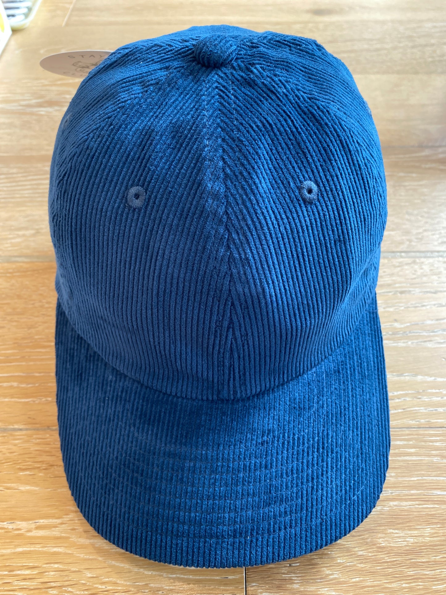 Blank Corduroy Ball Cap Midnight Blue