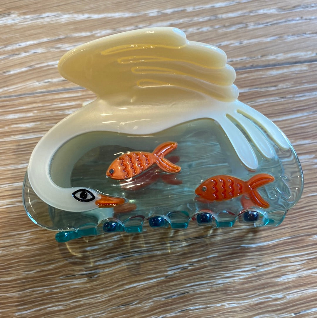 Swan Claw with goldfish