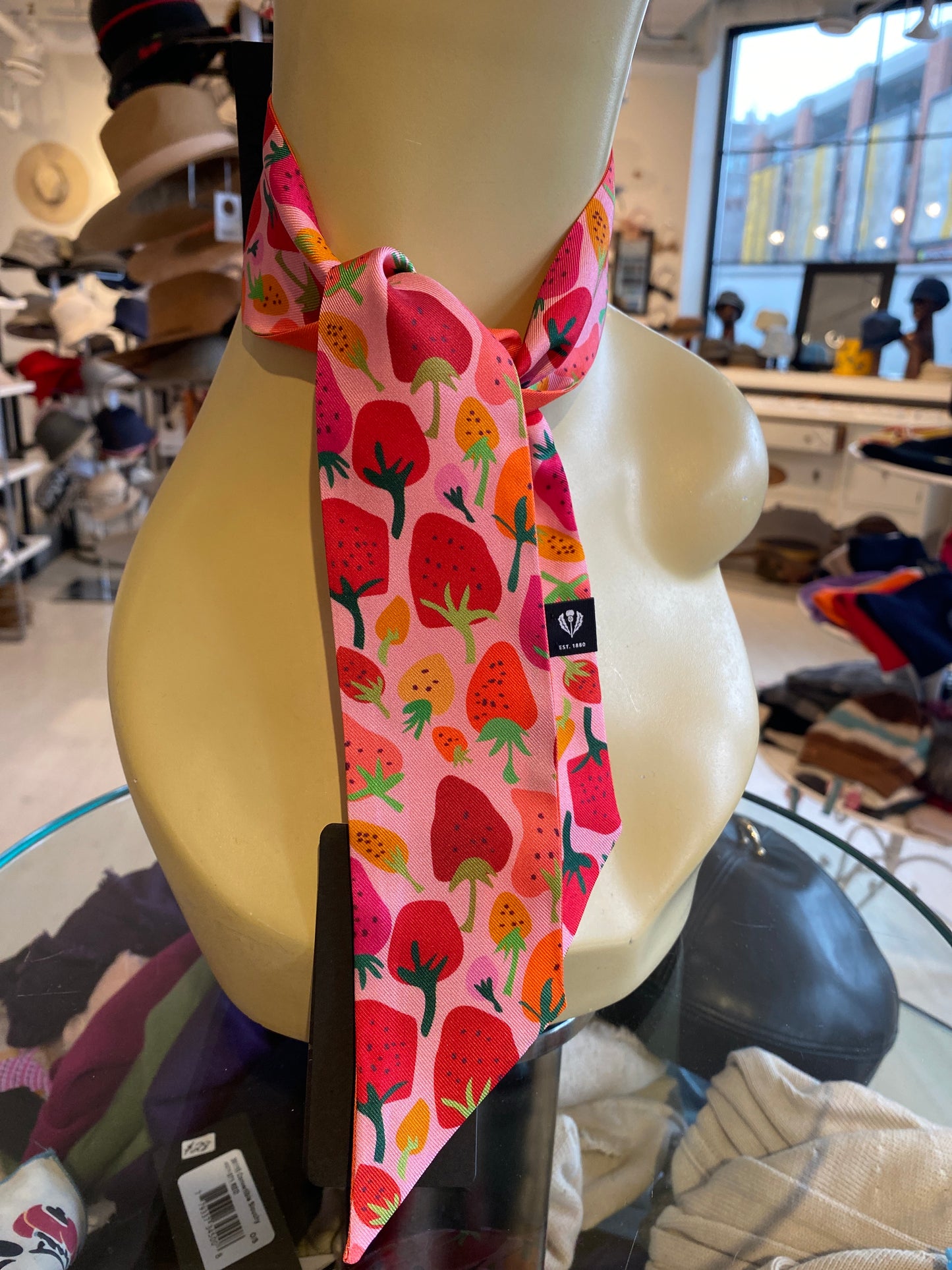 Skinny Silk Tie Scarf