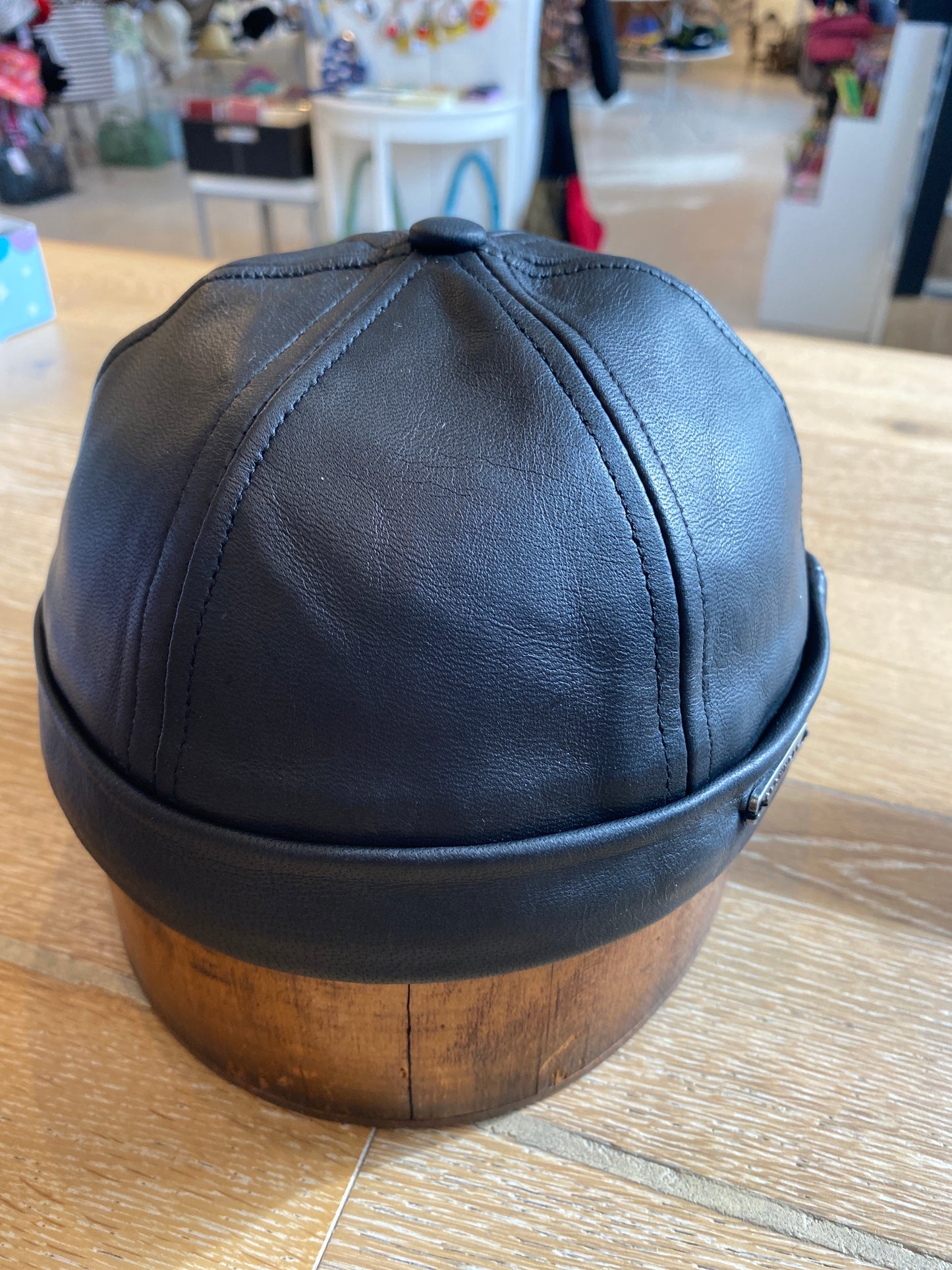 Leather Beanies
