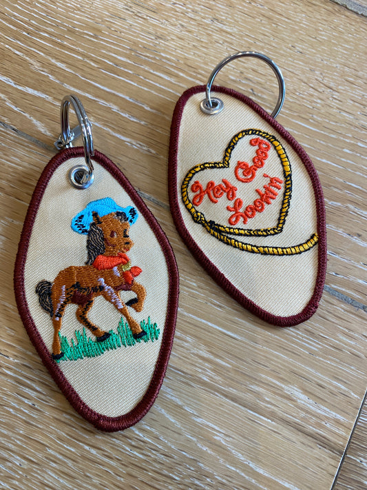 Embroidered Keychains