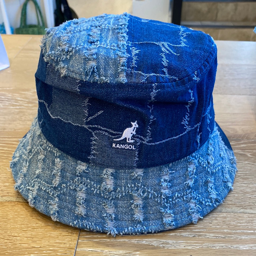 Denim Mashup Bucket Medium Blue