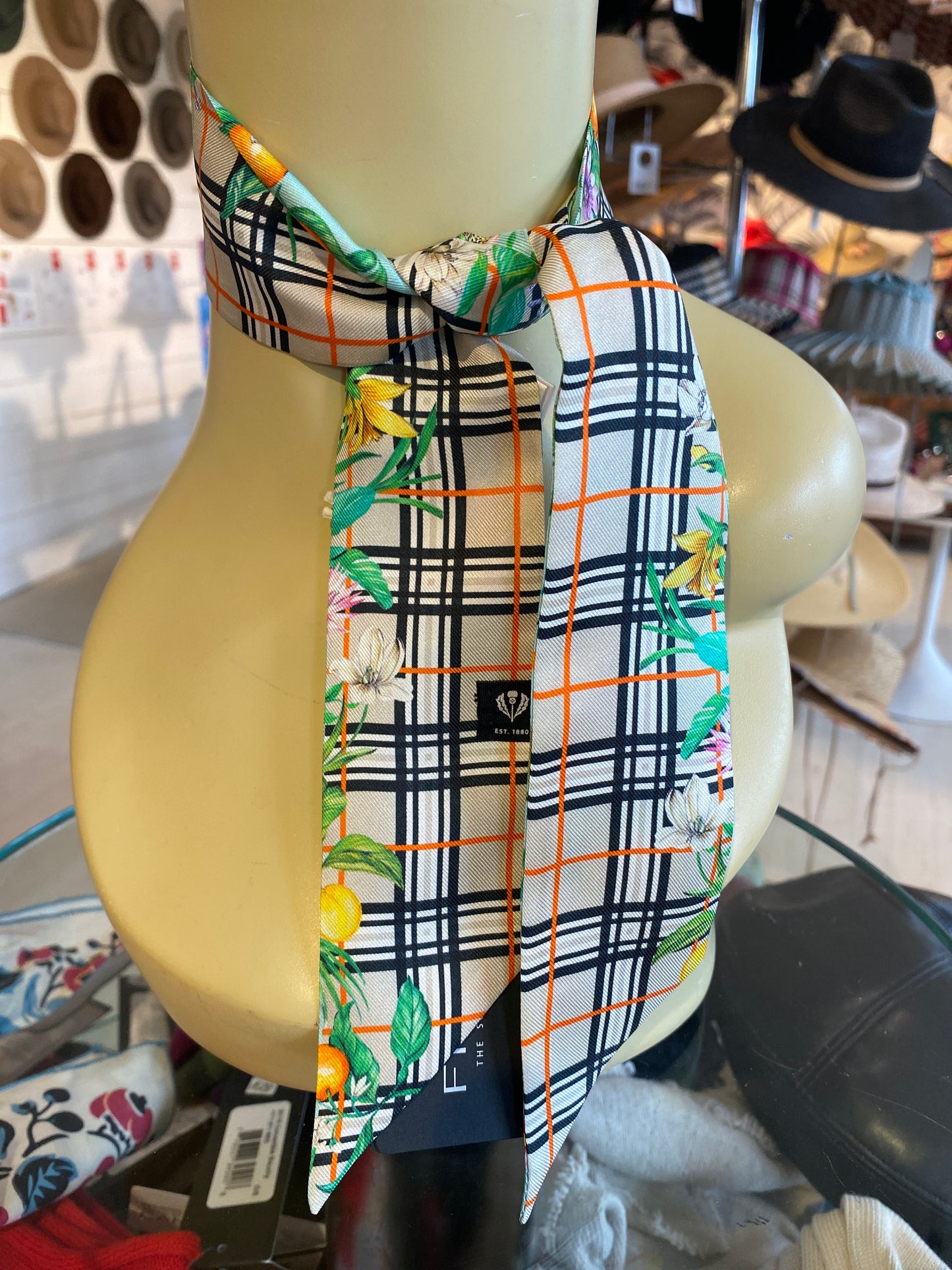 Skinny Silk Tie Scarf