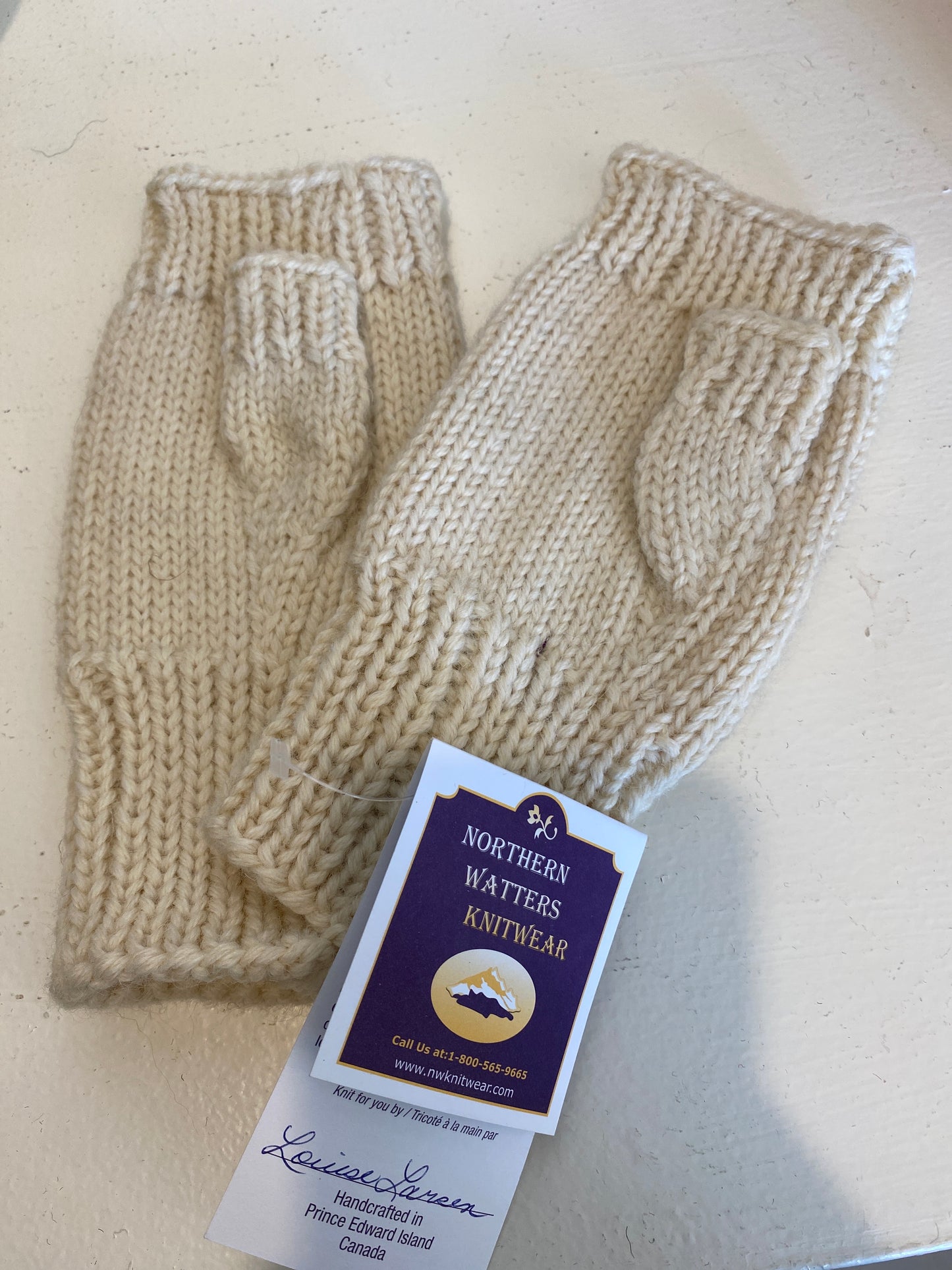 Wool Fingerless Gloves