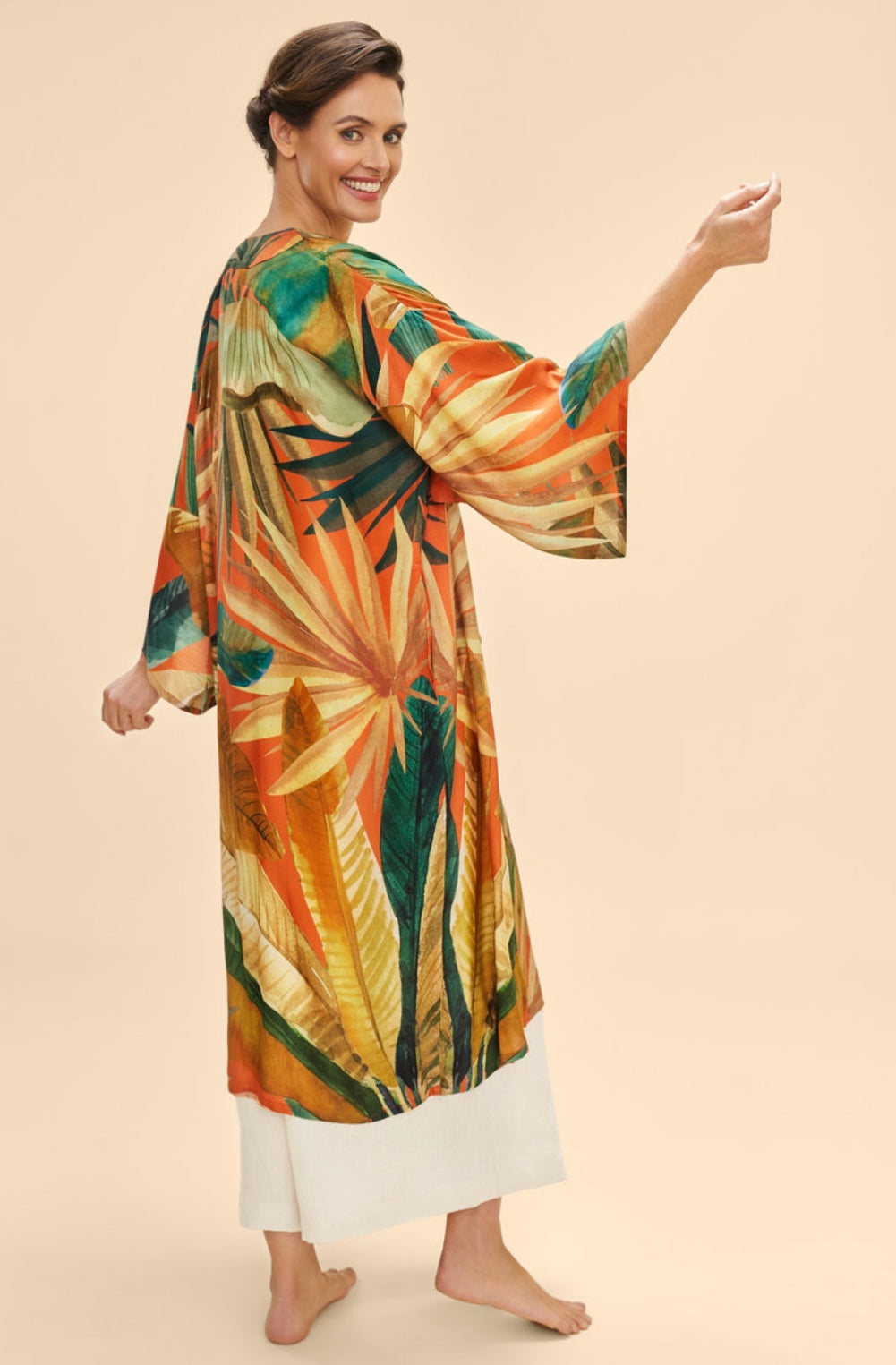 Powder Kimono Gown