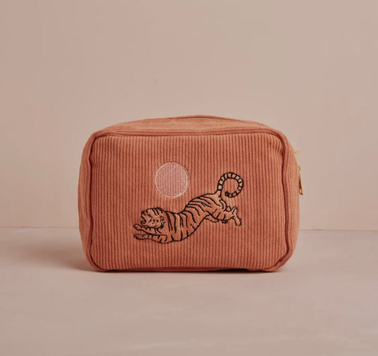 Corduroy Makeup Bag