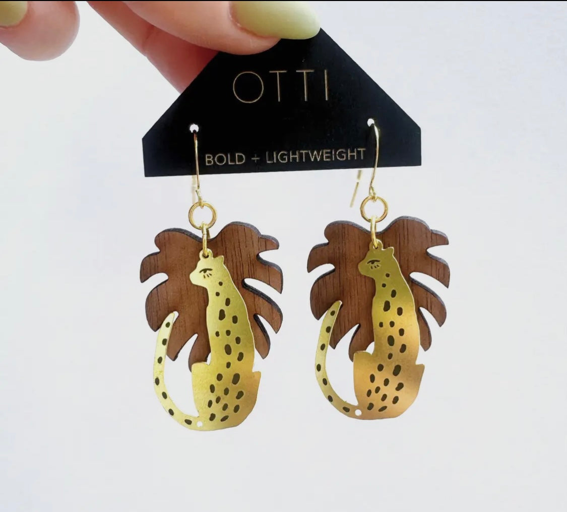 Leopard Earrings