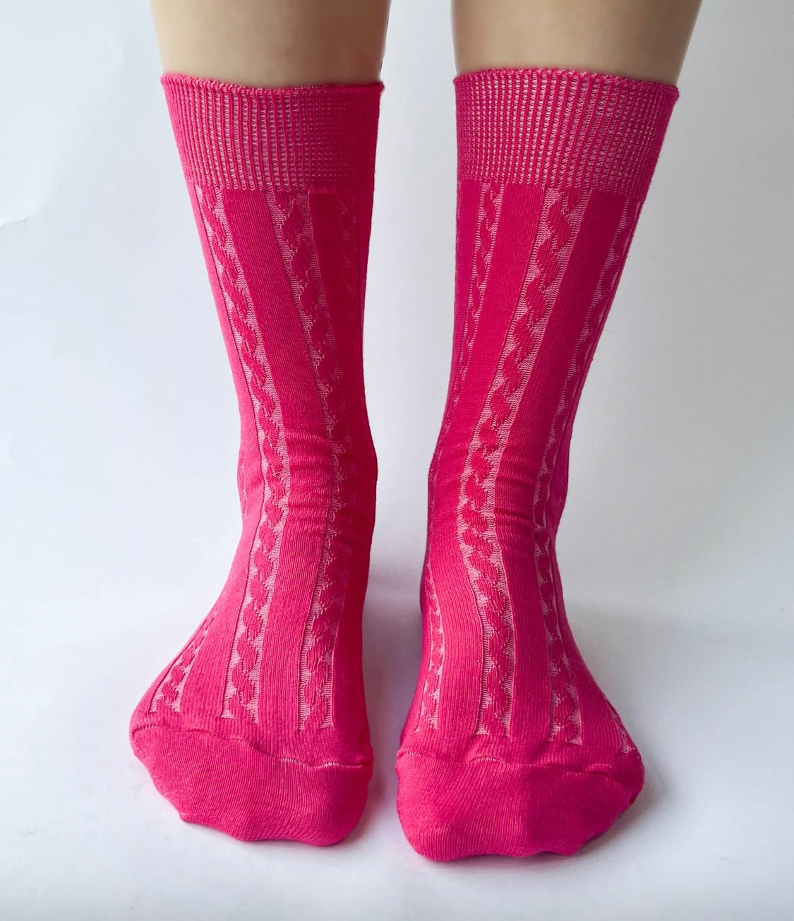 Cable Dress Socks