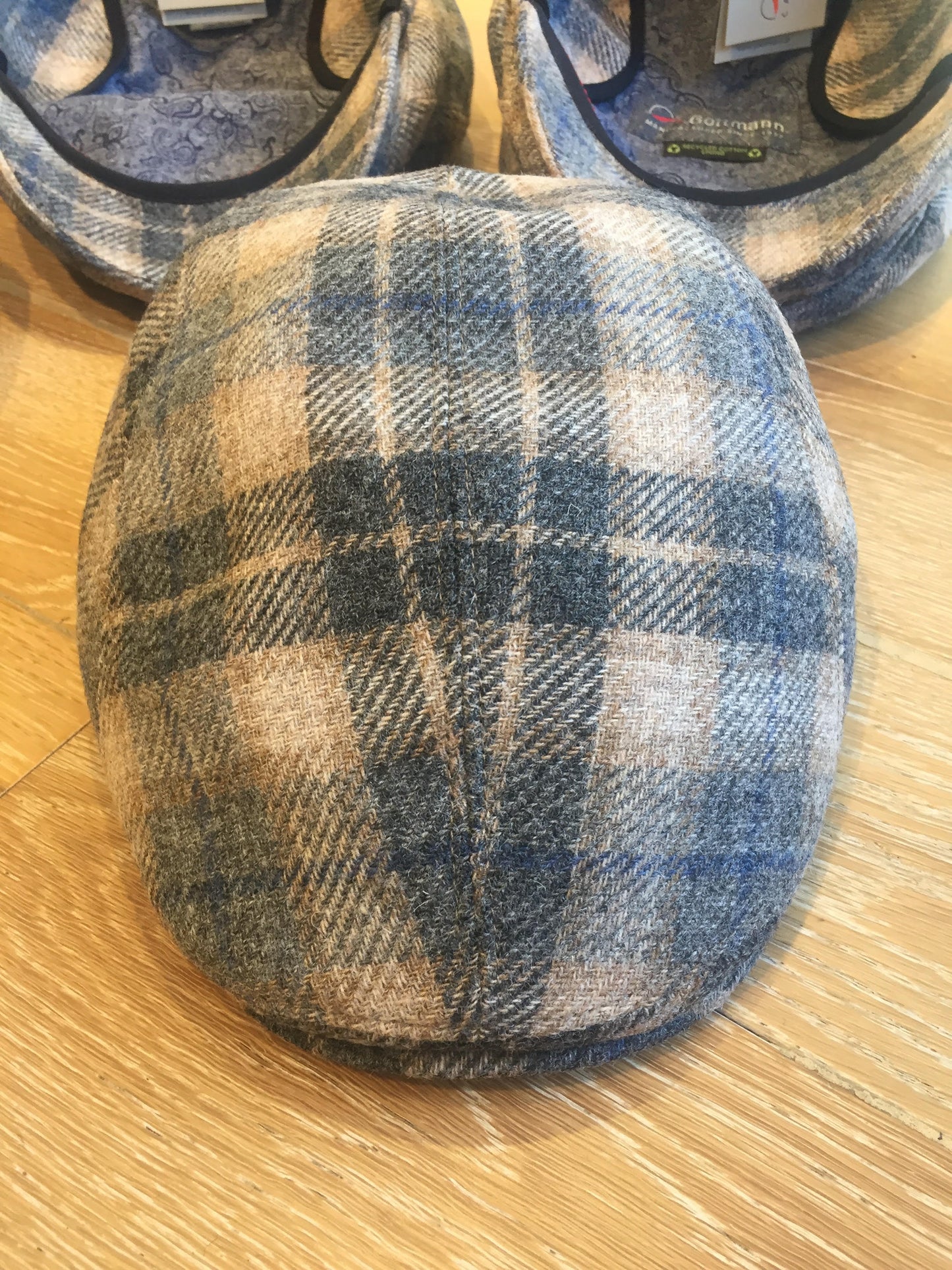 Jackson beige wool plaid