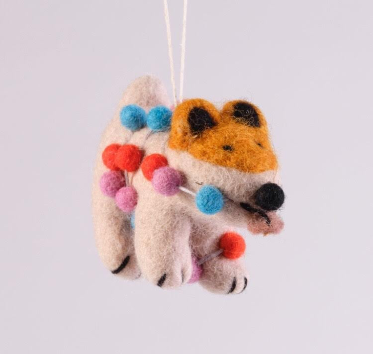 Wrap Felt ornaments