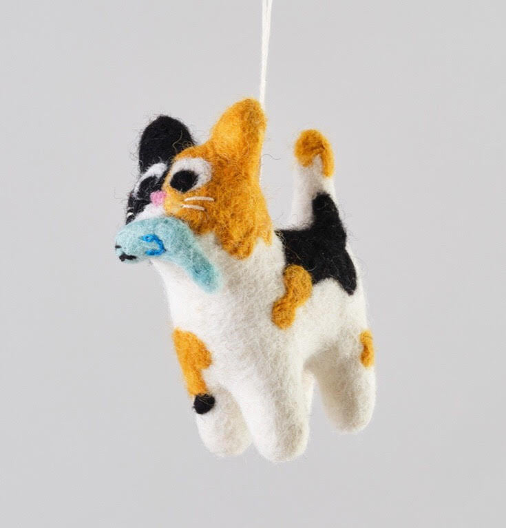 Wrap Felt ornaments