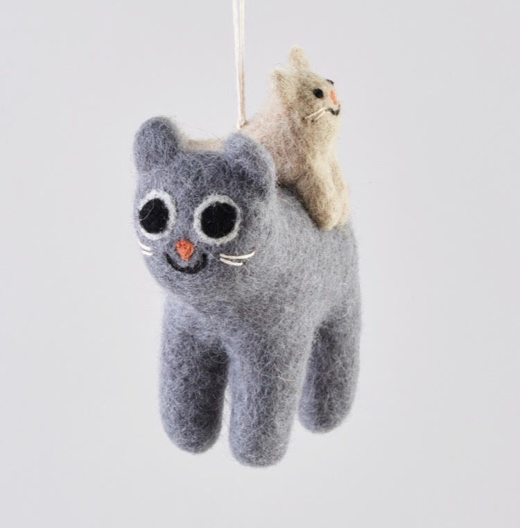 Wrap Felt ornaments
