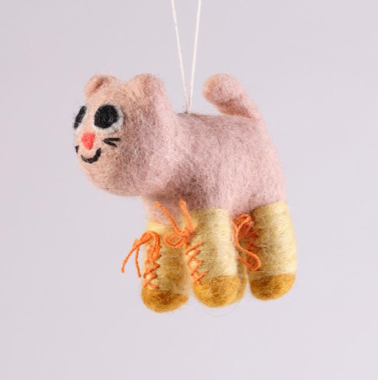 Wrap Felt ornaments