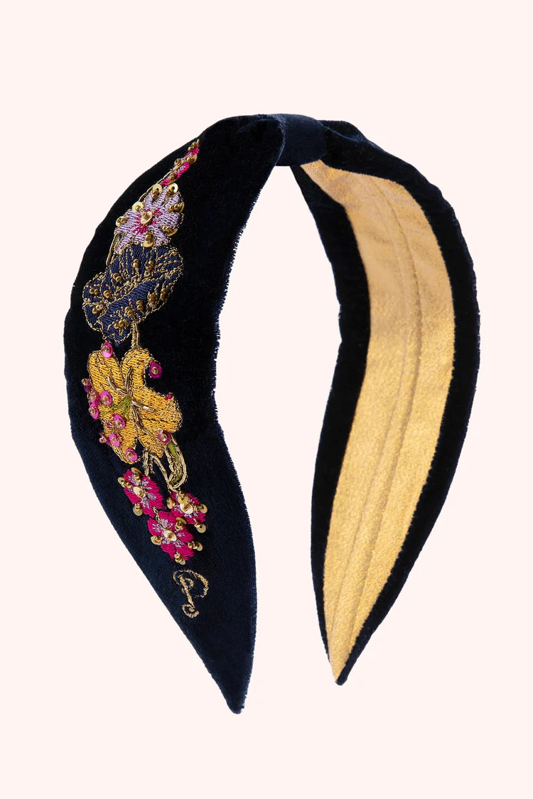 Powder Embroidered Headbands