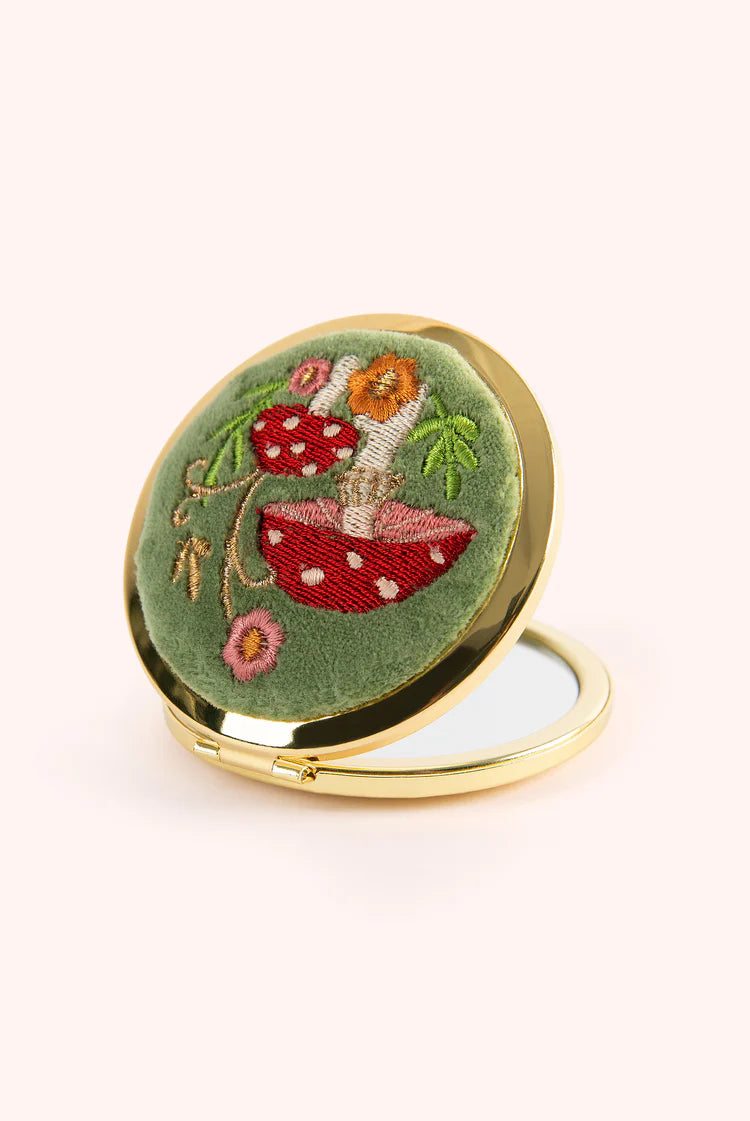 Embroidered Mirror