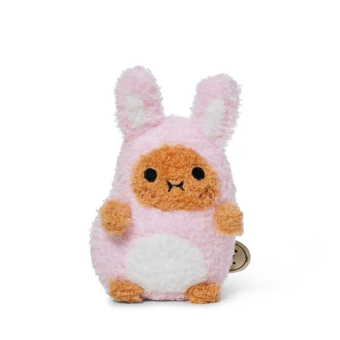 Rabbit Pink Ricespud Mini Sitting Plush Toy