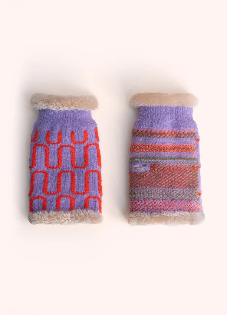 Luna Lilac Wrist Warmers