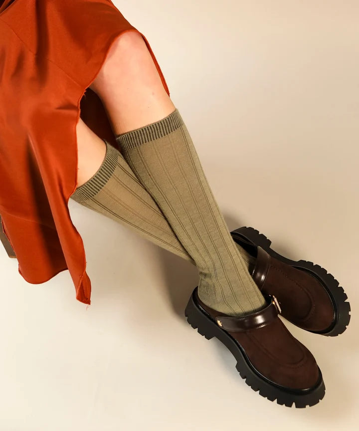 OKAYOK Wool Knee High Socks