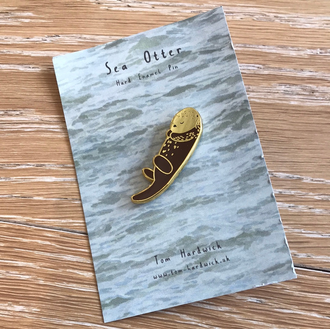 Sea Otter Enamel Pin