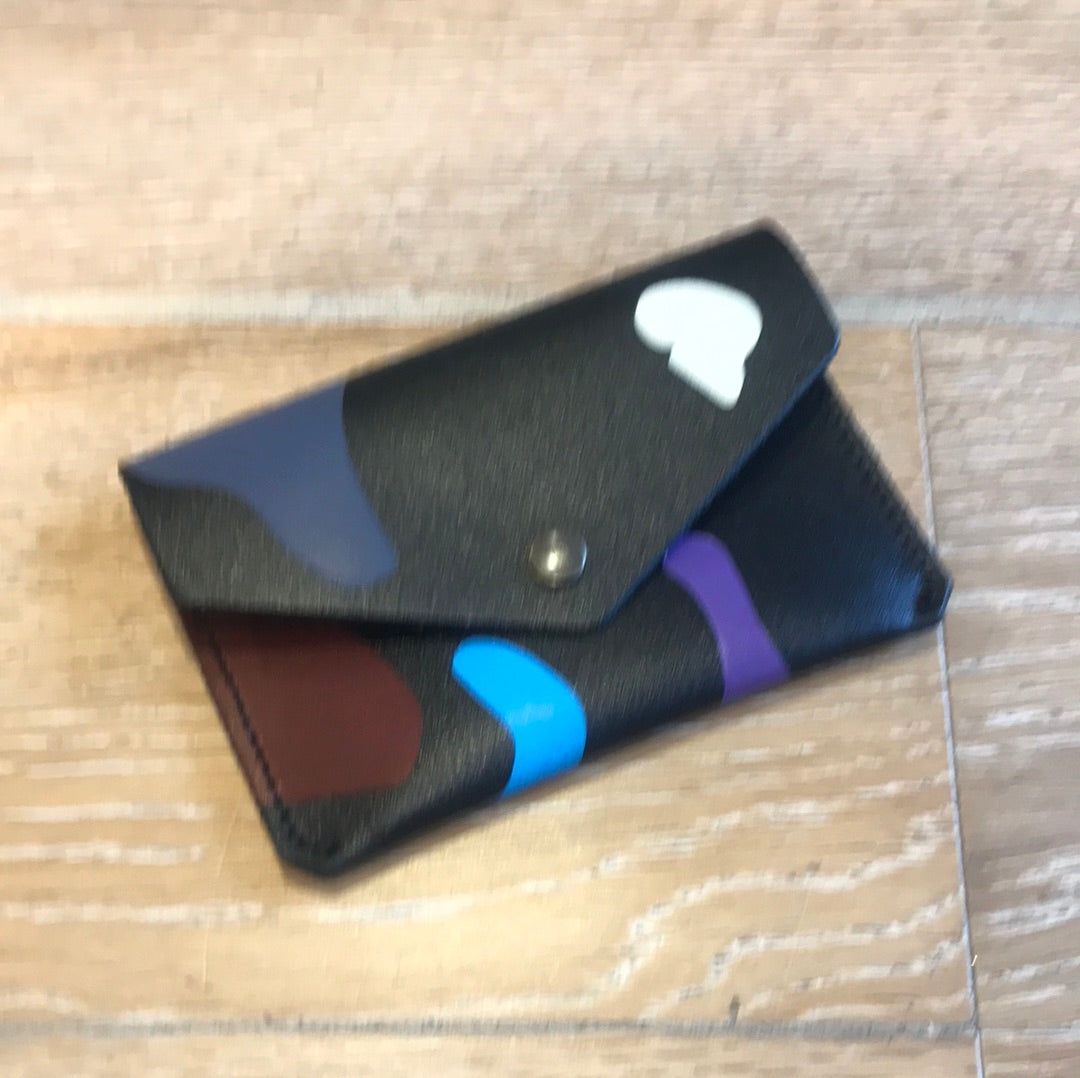 Abstract Popper Purse