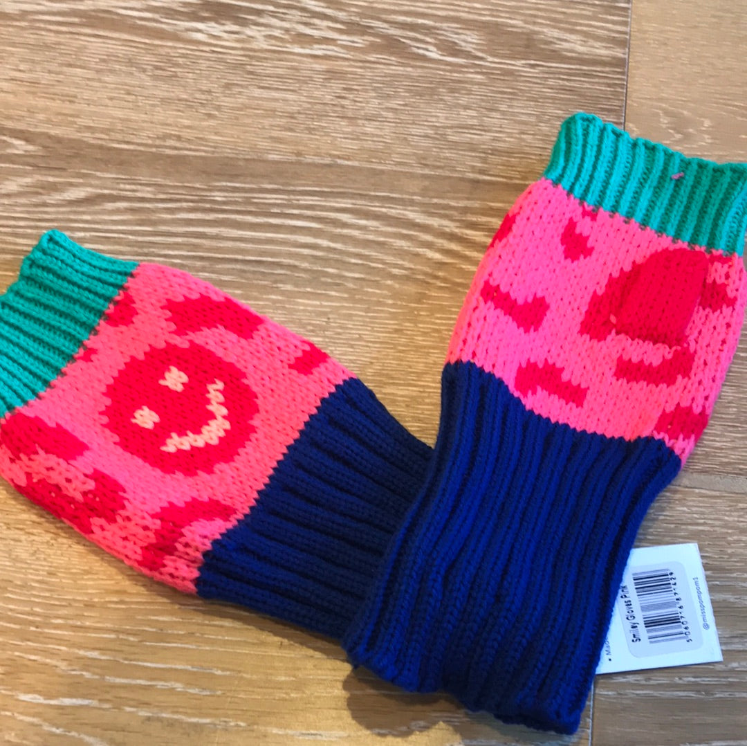 Miss Pom Pom Fingerless Gloves
