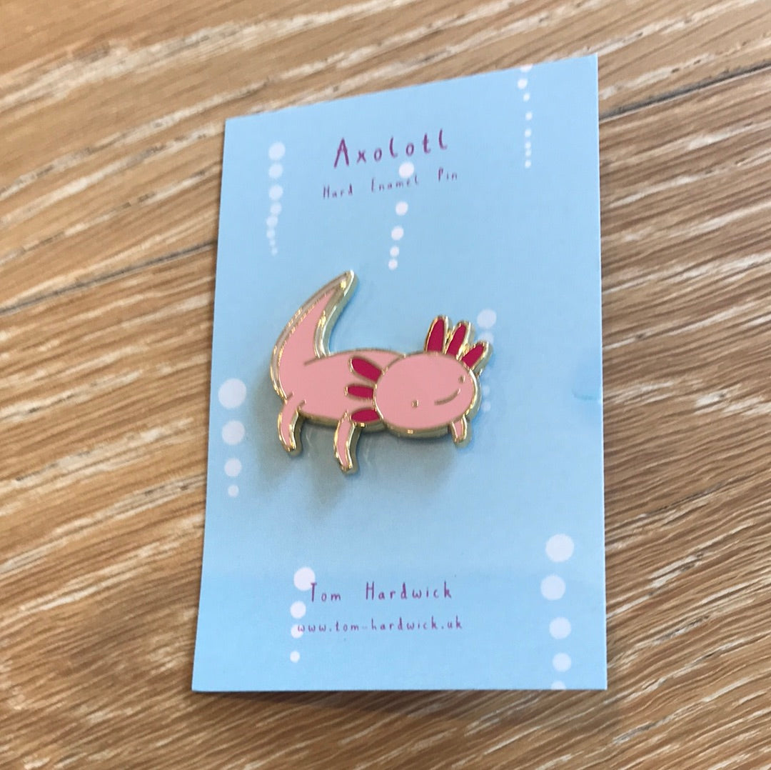 Axolotl Enamel Pin