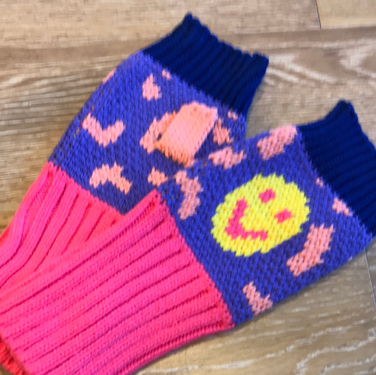 Miss Pom Pom Fingerless Gloves