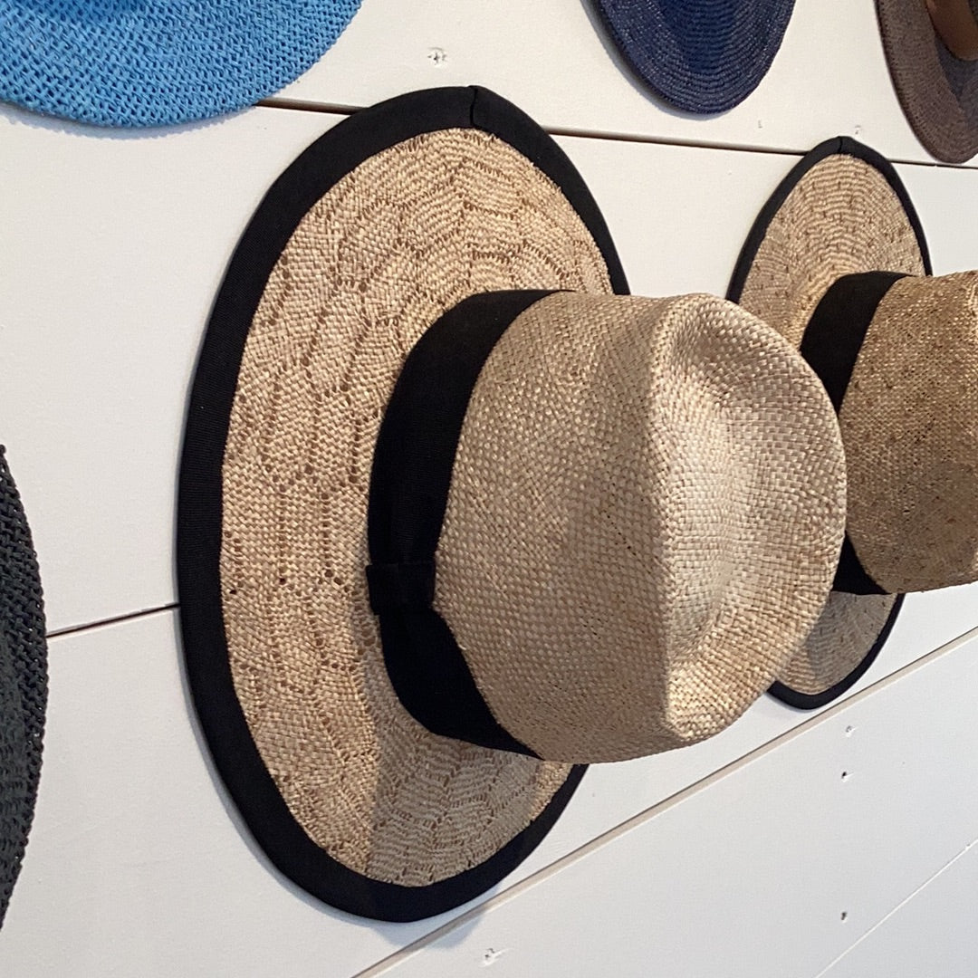 Honeycomb Sisal Straw Tall Fedora