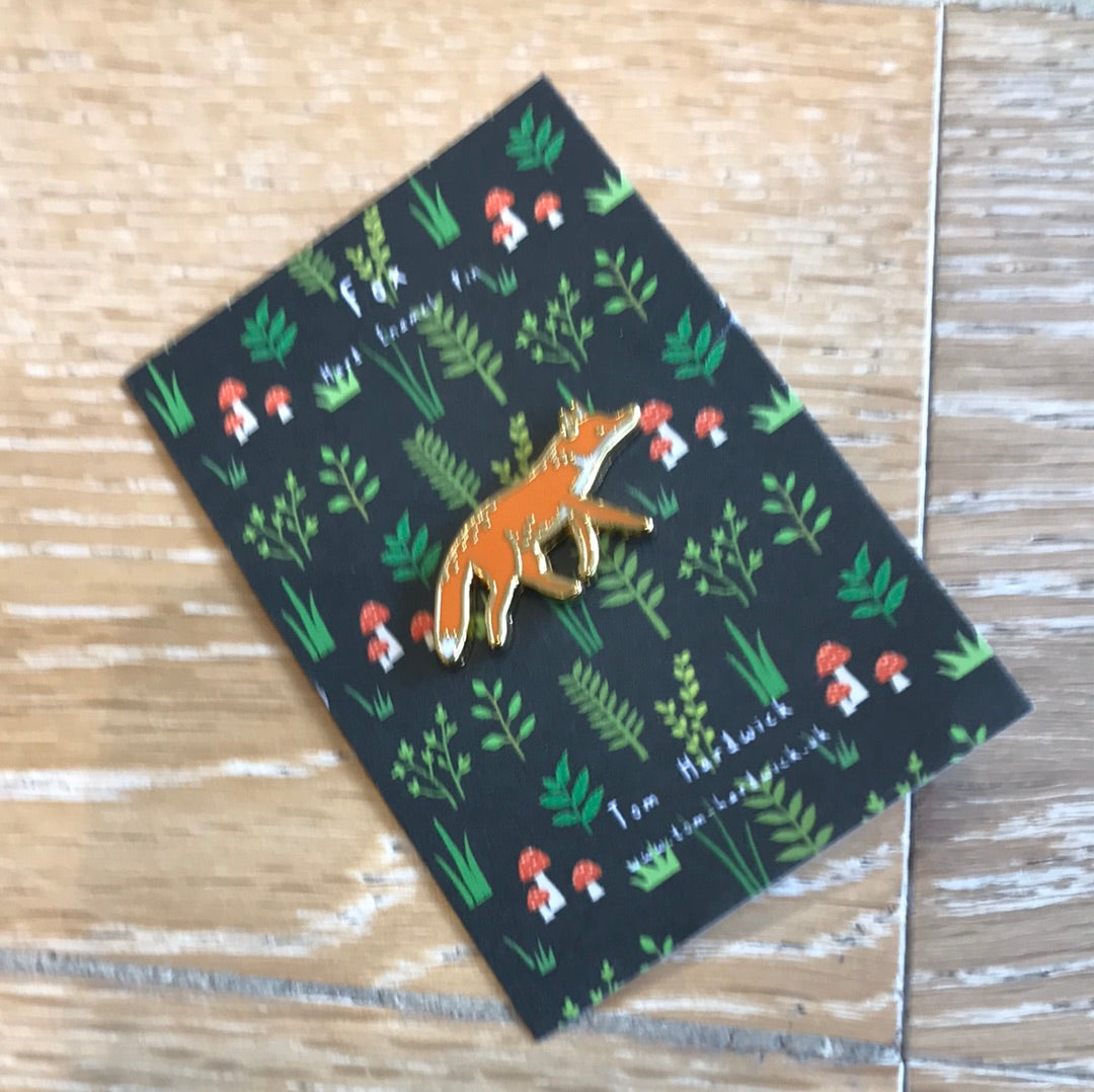 Fox Enamel Pin