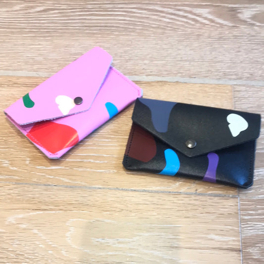 Abstract Popper Purse