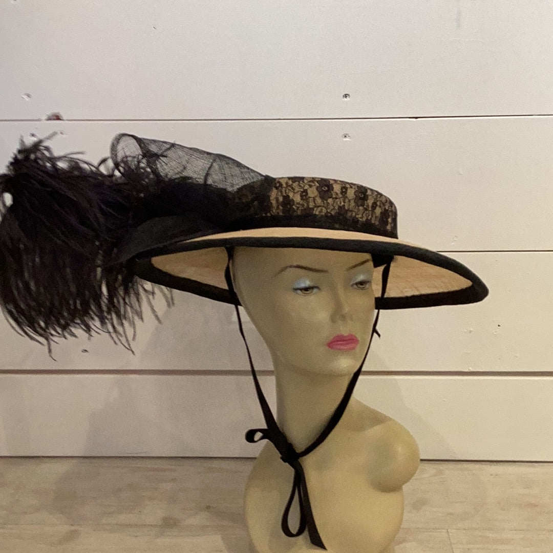 Natural + Black Derby Hat – riobranner