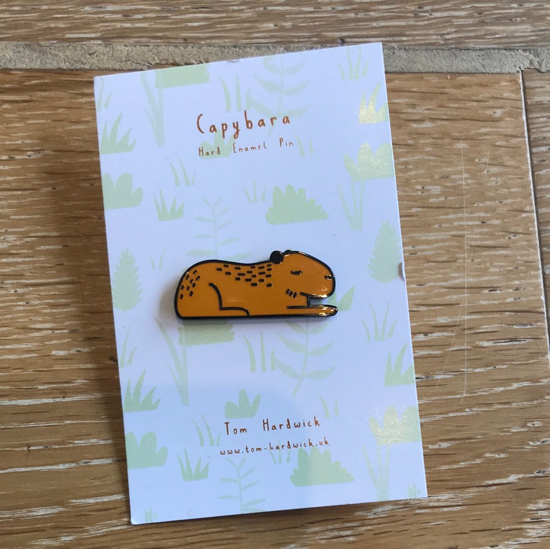Capybara Enamel Pin