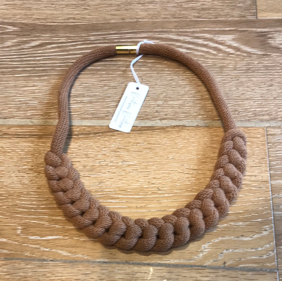 Dolan Knotted Fiber Necklace