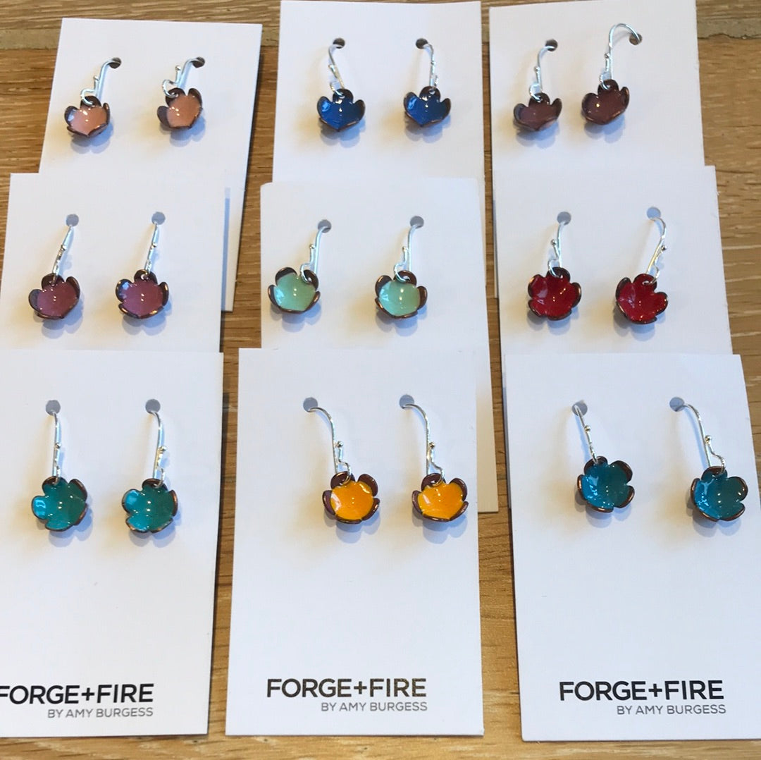 Lily Enamel Earrings