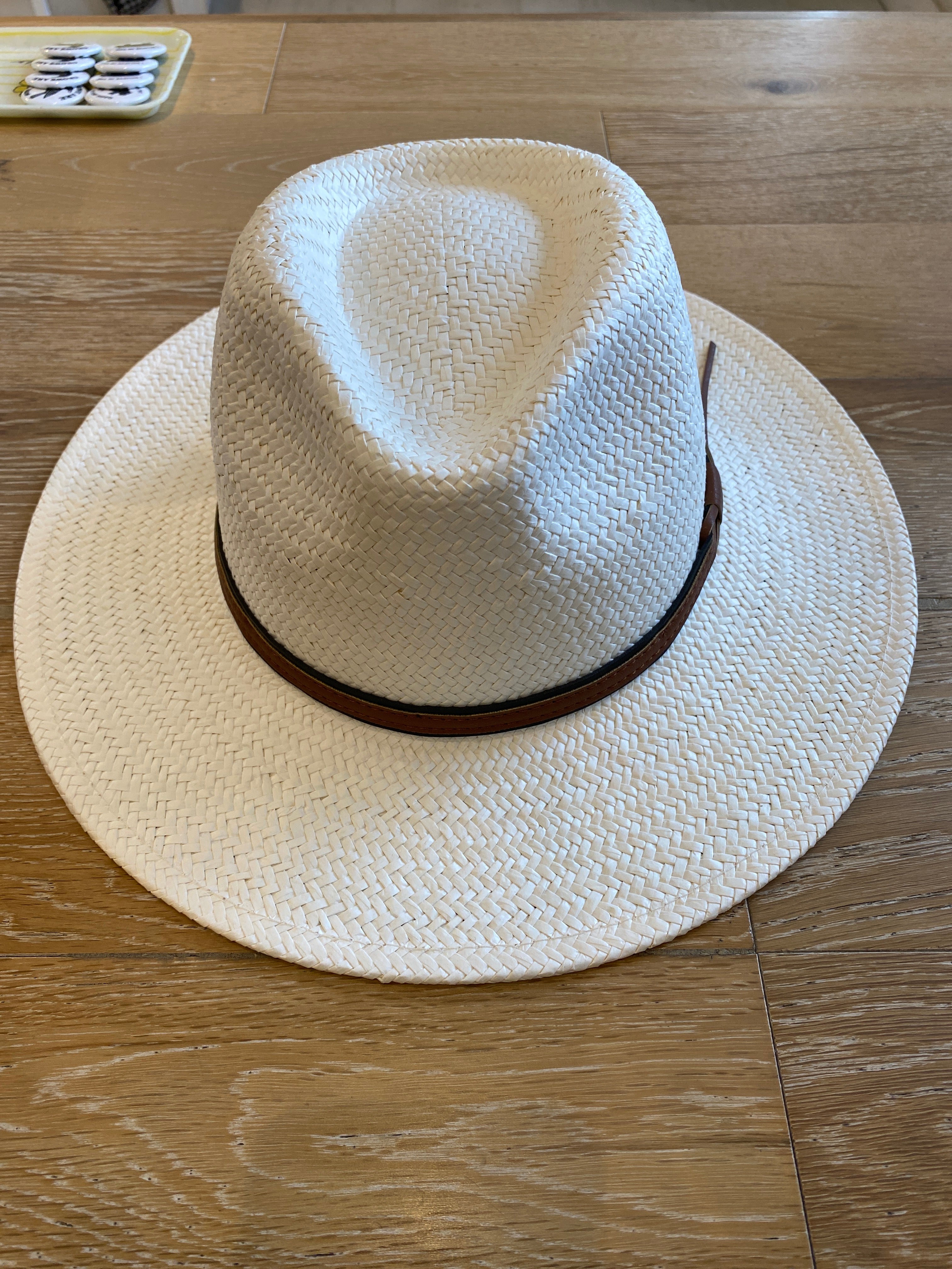Dakota Toyo Fedora White