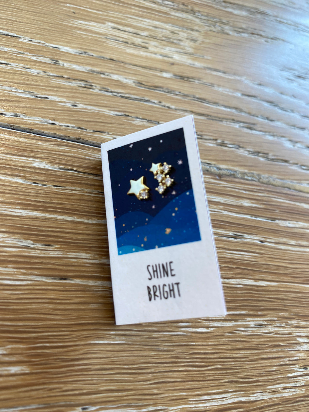 Shine Bright Asymmetrical star stud Earrings