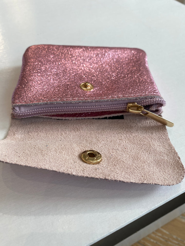 Leather Wallet Pink