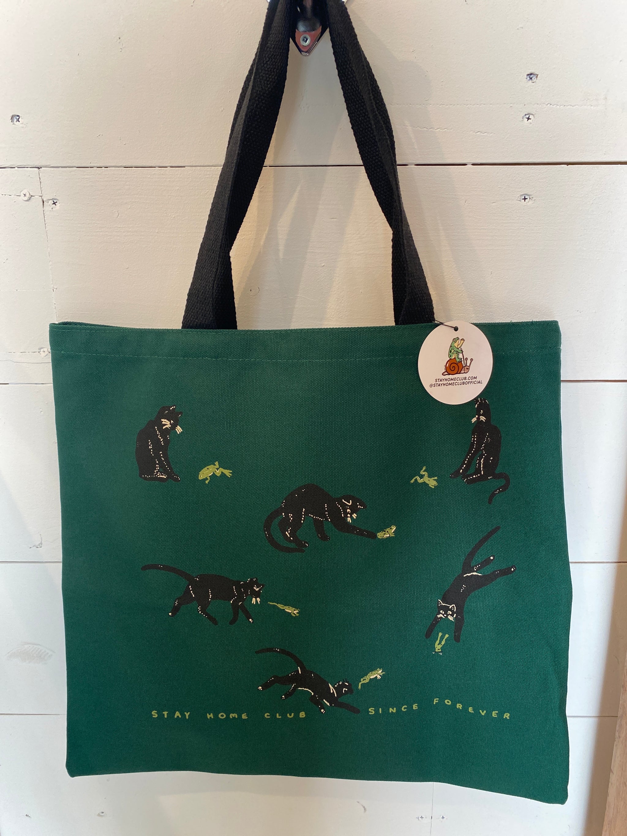 Frenemies Flat Tote Dark Green