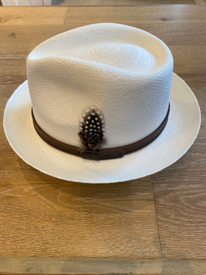 Genuine Panama Trilby Bleach
