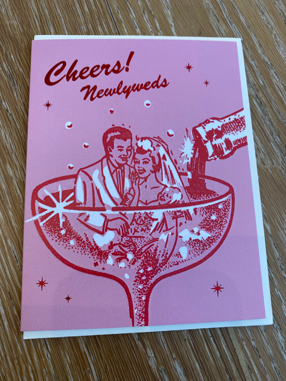 Cheers Newlyweds Greeting Cards