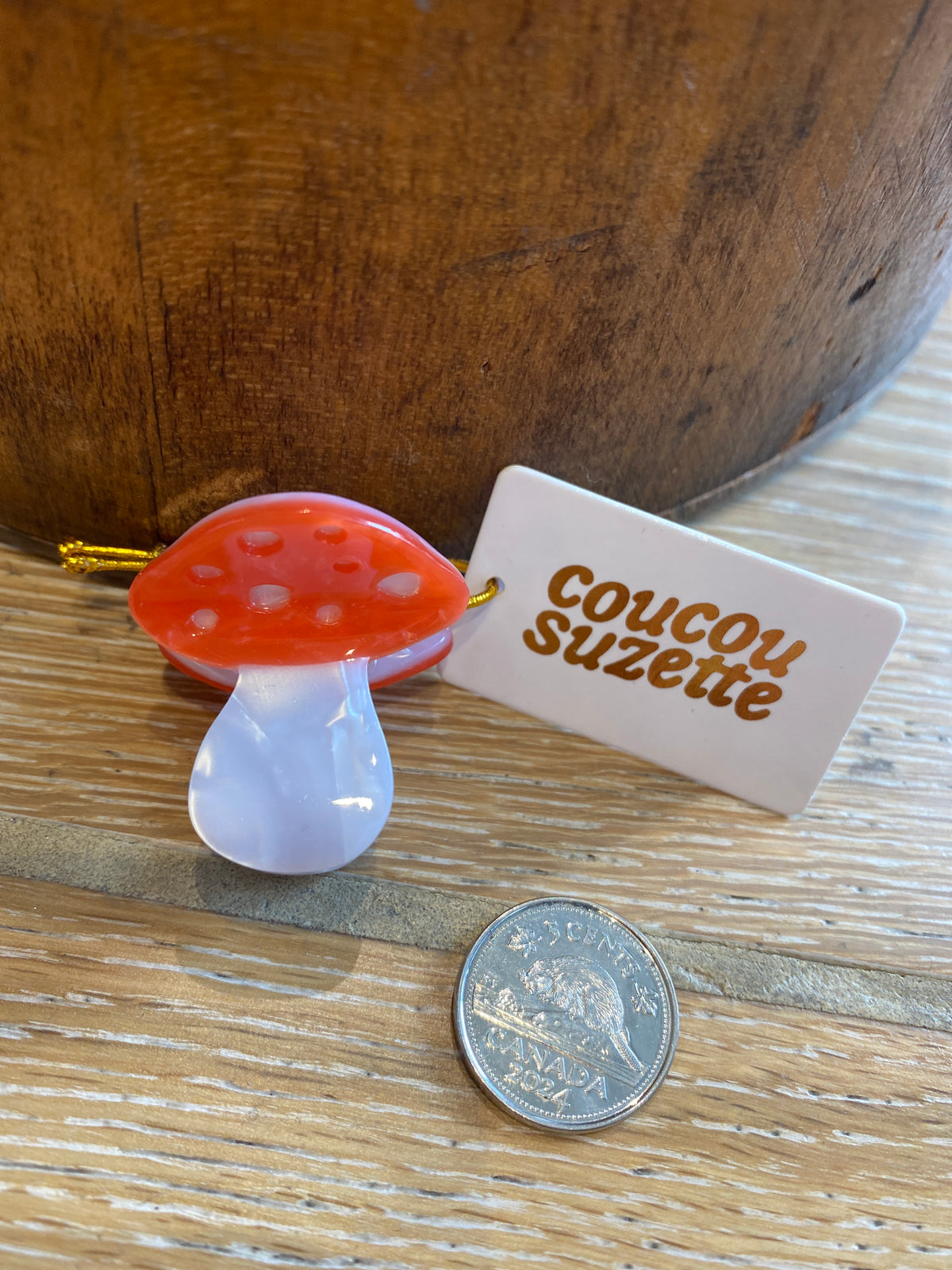 Mushroom Mini Hair Claws