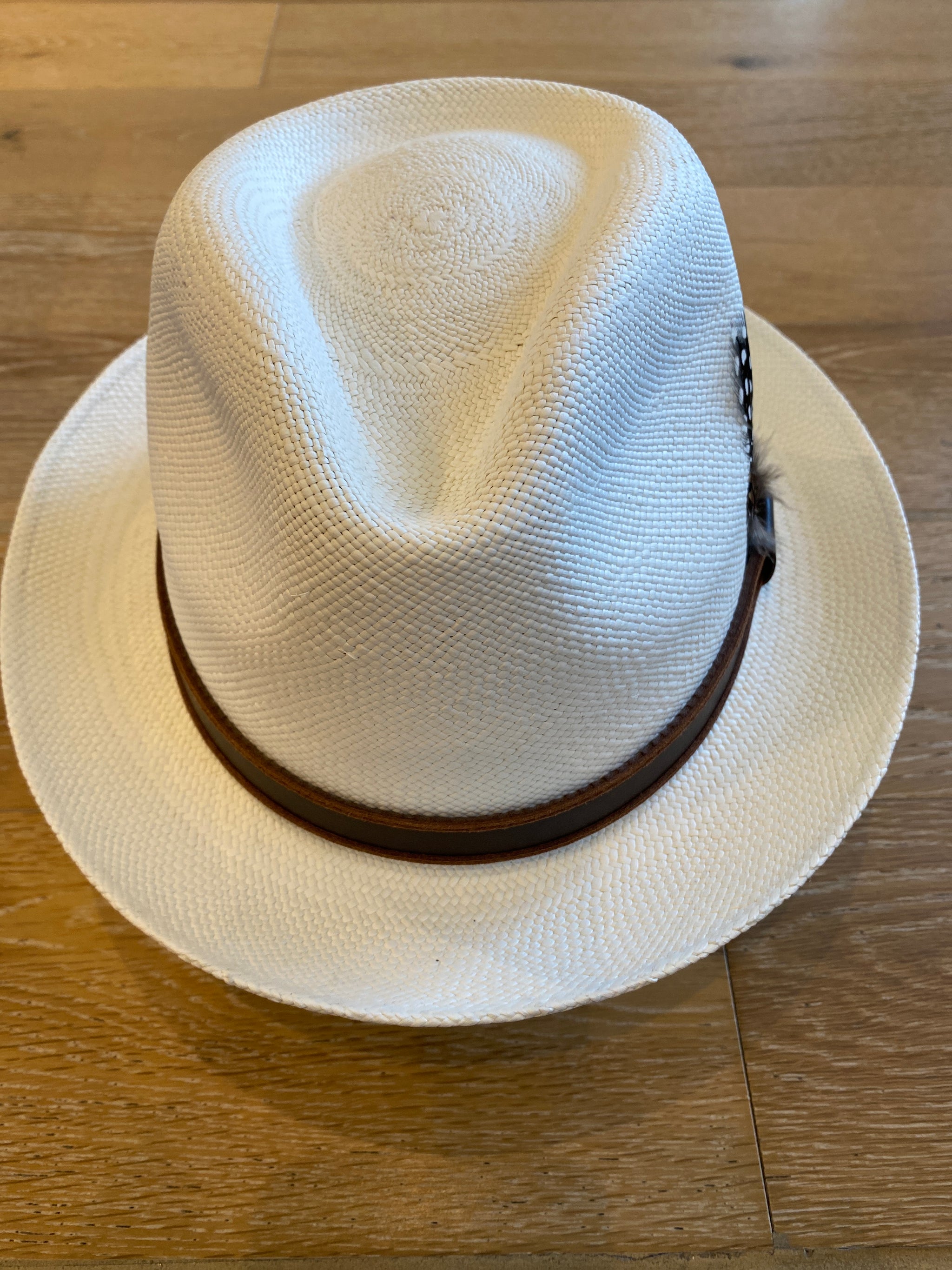 Genuine Panama Trilby Bleach