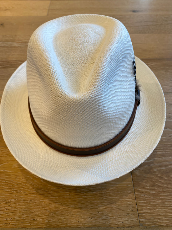Genuine Panama Trilby Bleach