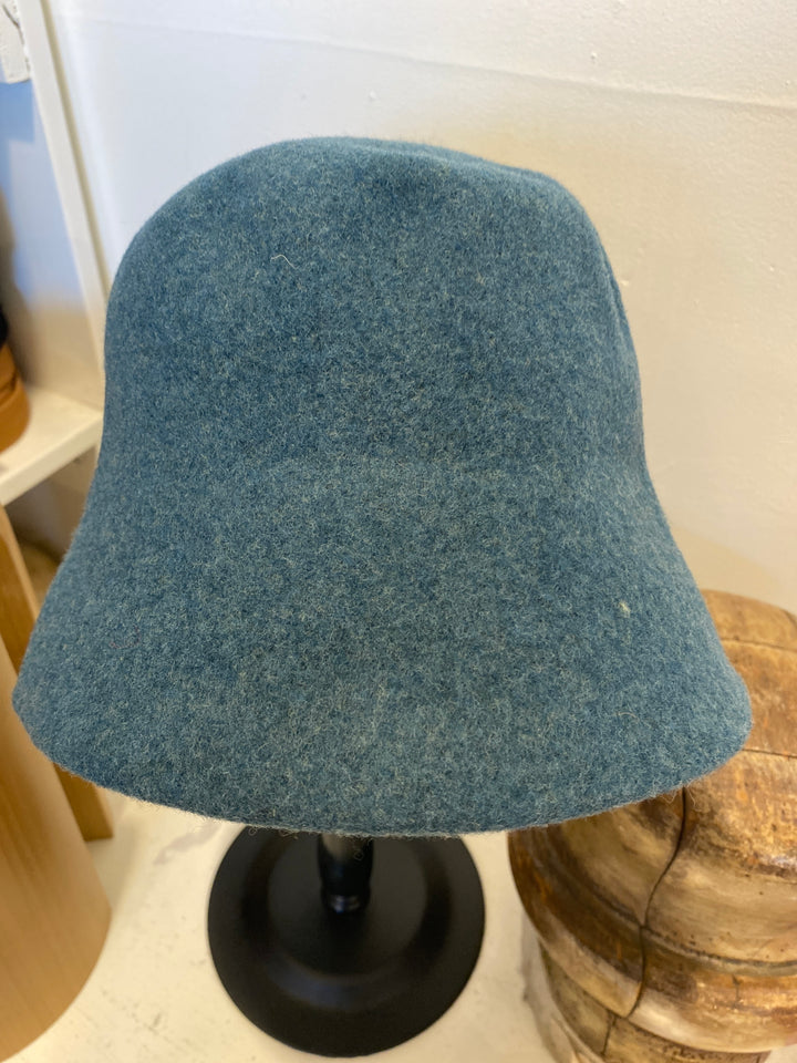 Wool Bucket Hat Teal Blue