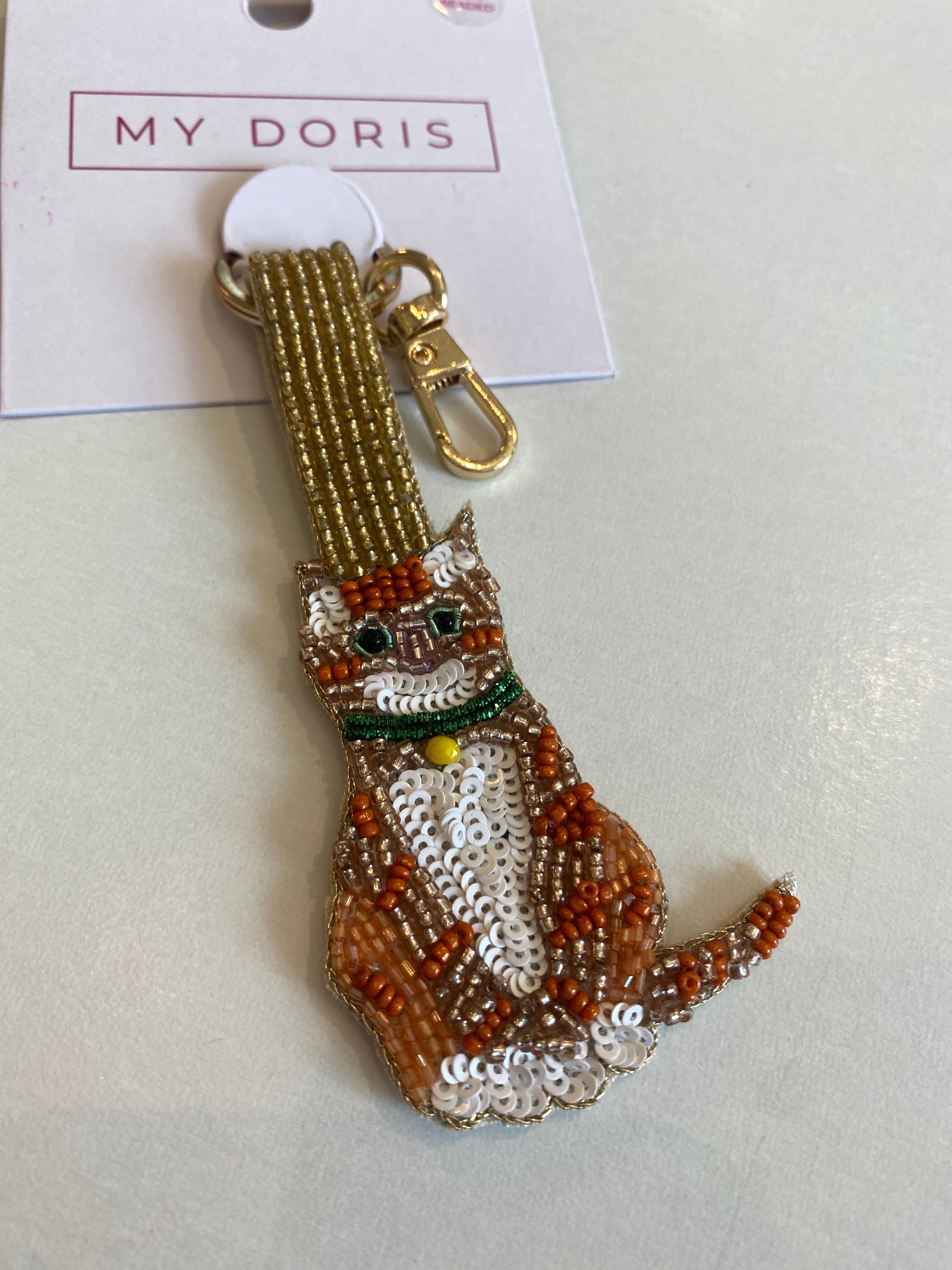 Ginger Cat Keyring/Bag Charm